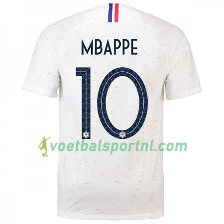 Frankrijk Mbappé 10 Uit Shirt WK voetbal 2018